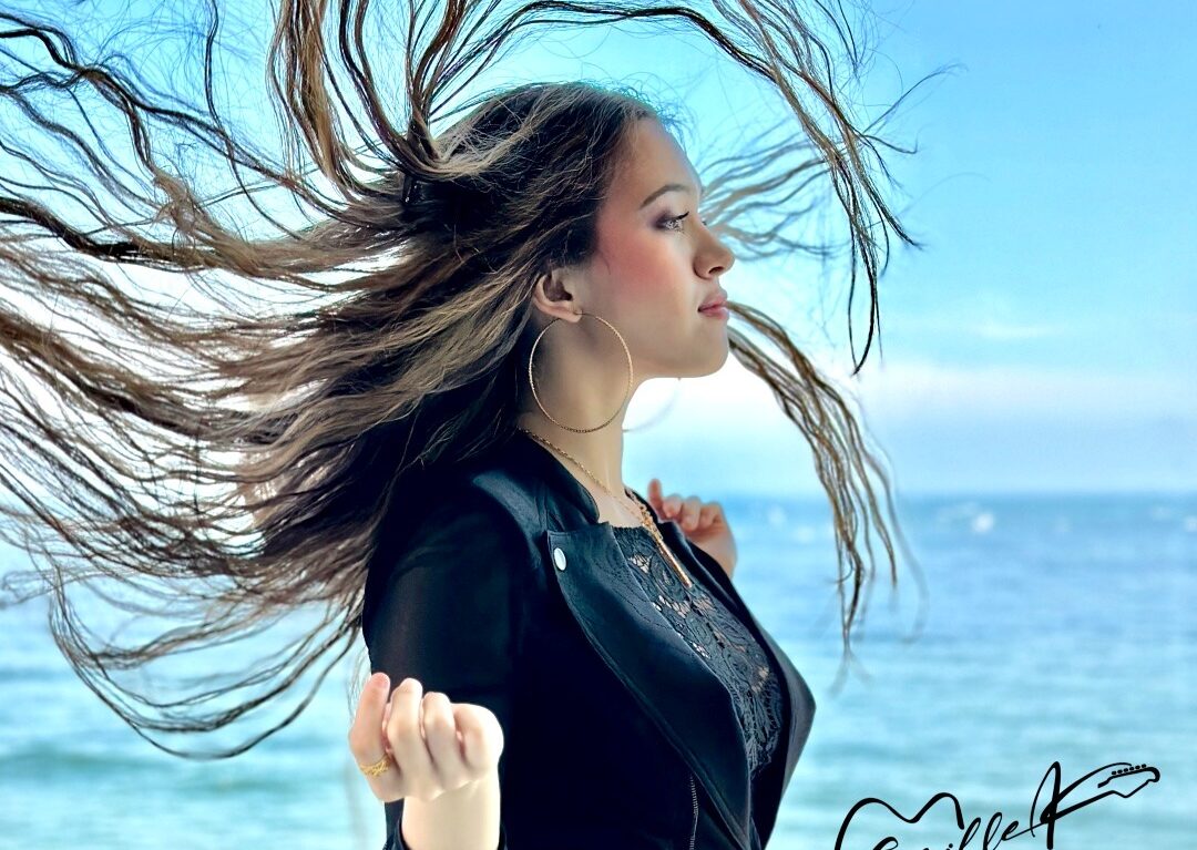 Pop artist Camille K promoting her new single Paradise